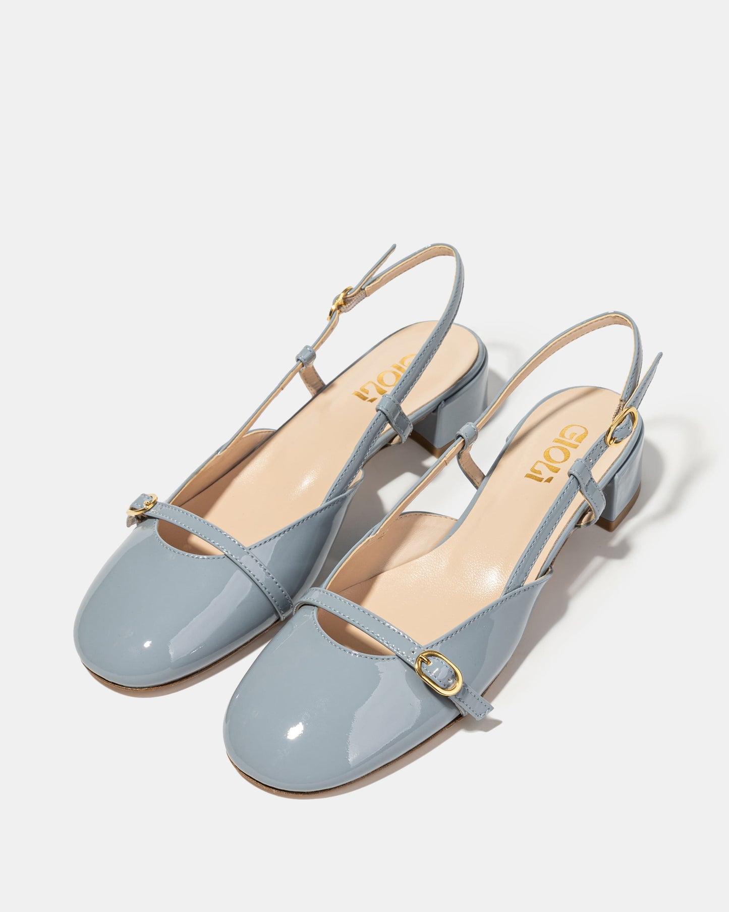 Slingback with block heel