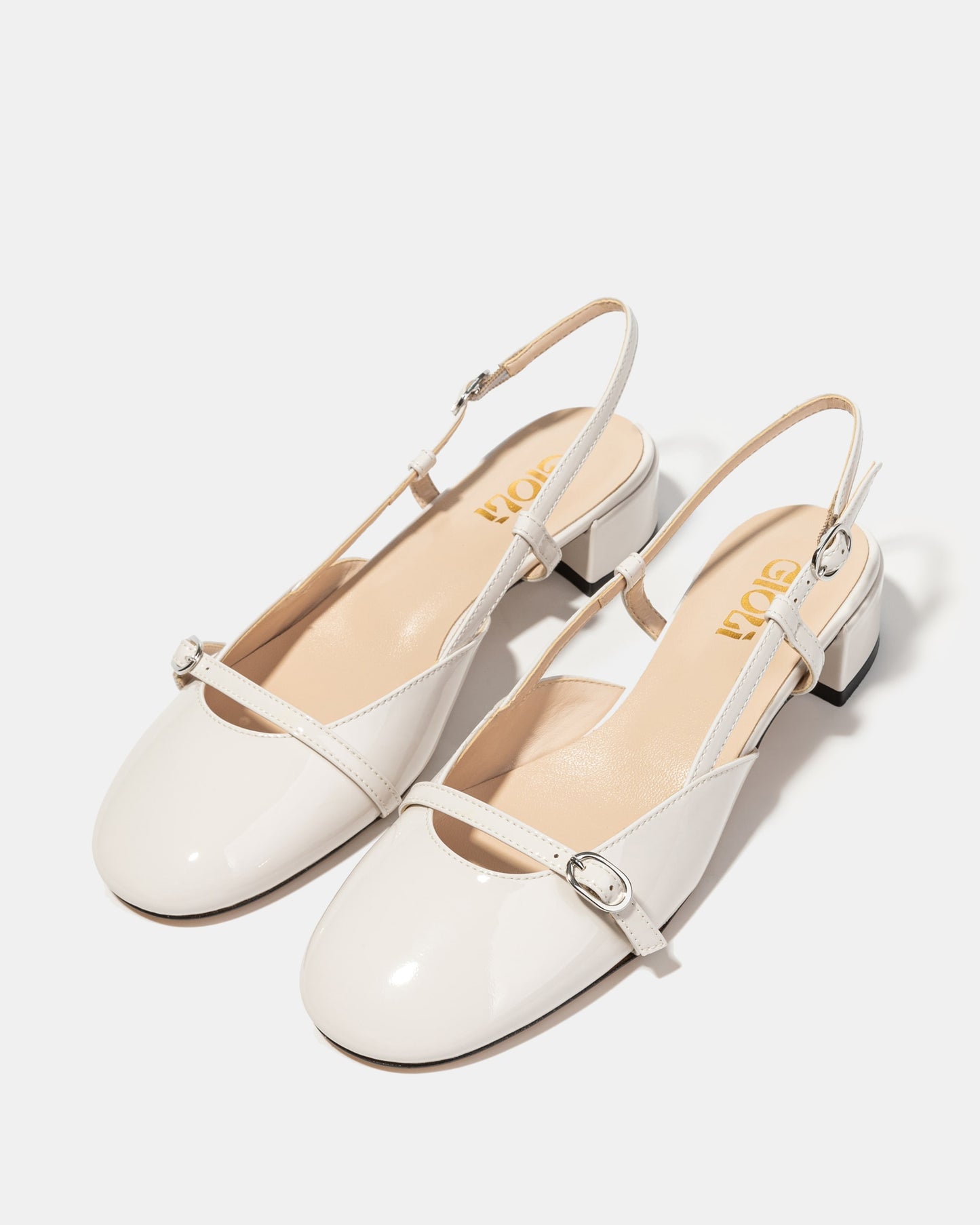 Slingback with block heel