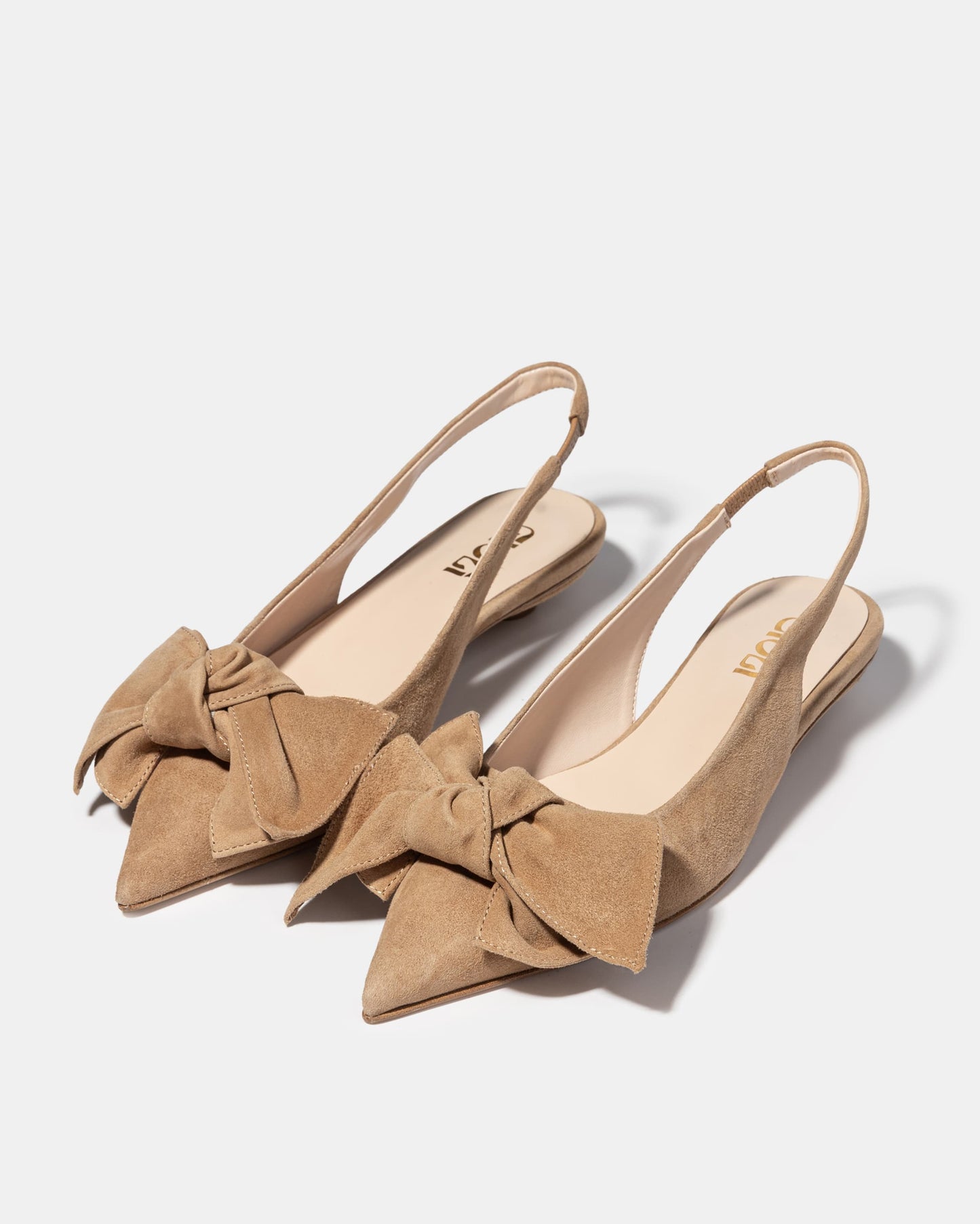 Bow slingback flat