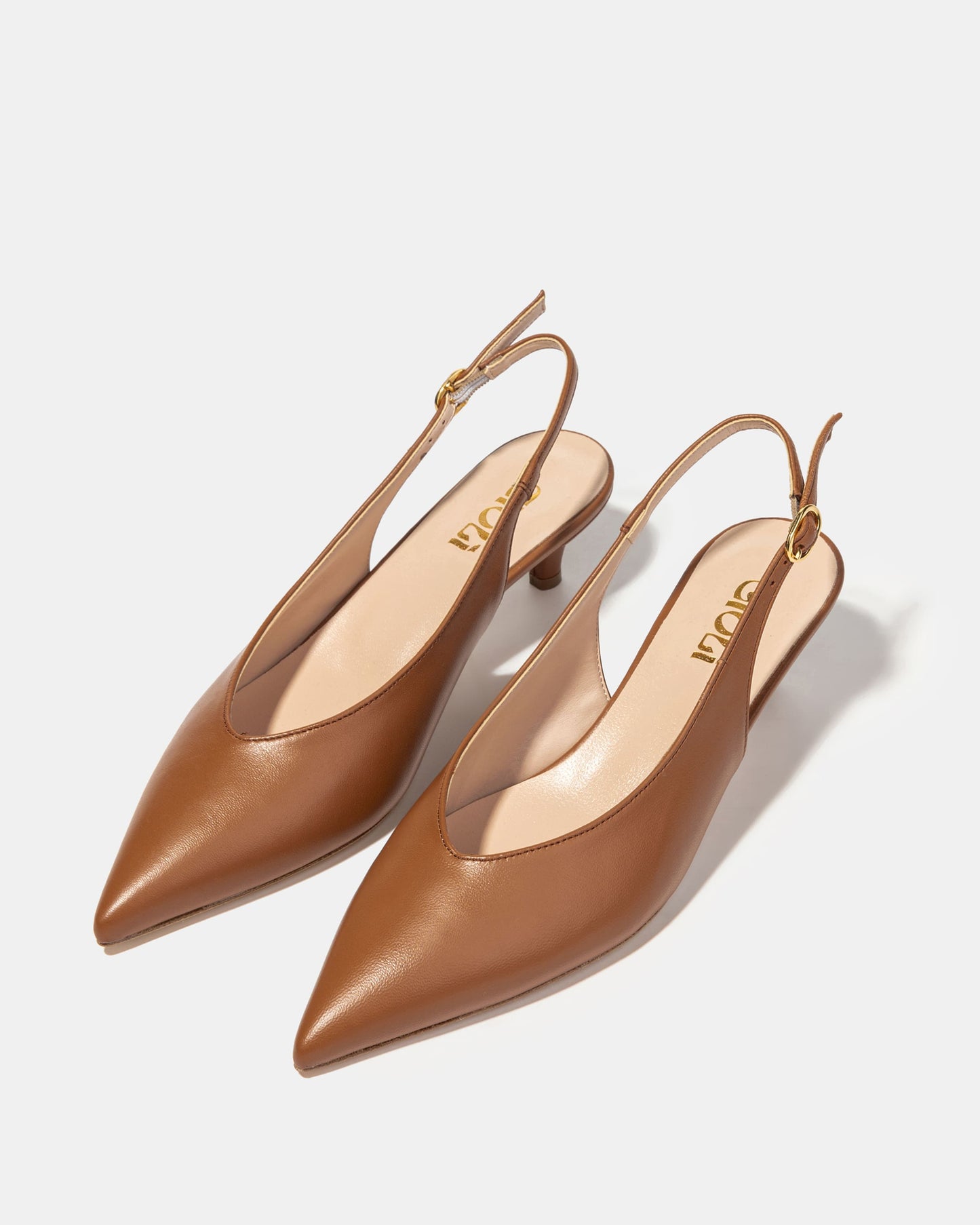 Slingback pump
