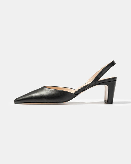 Slingback pump