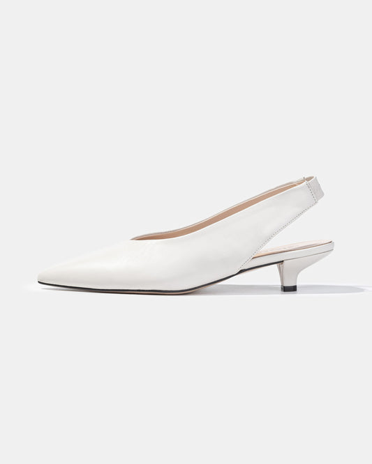 Slingback pump