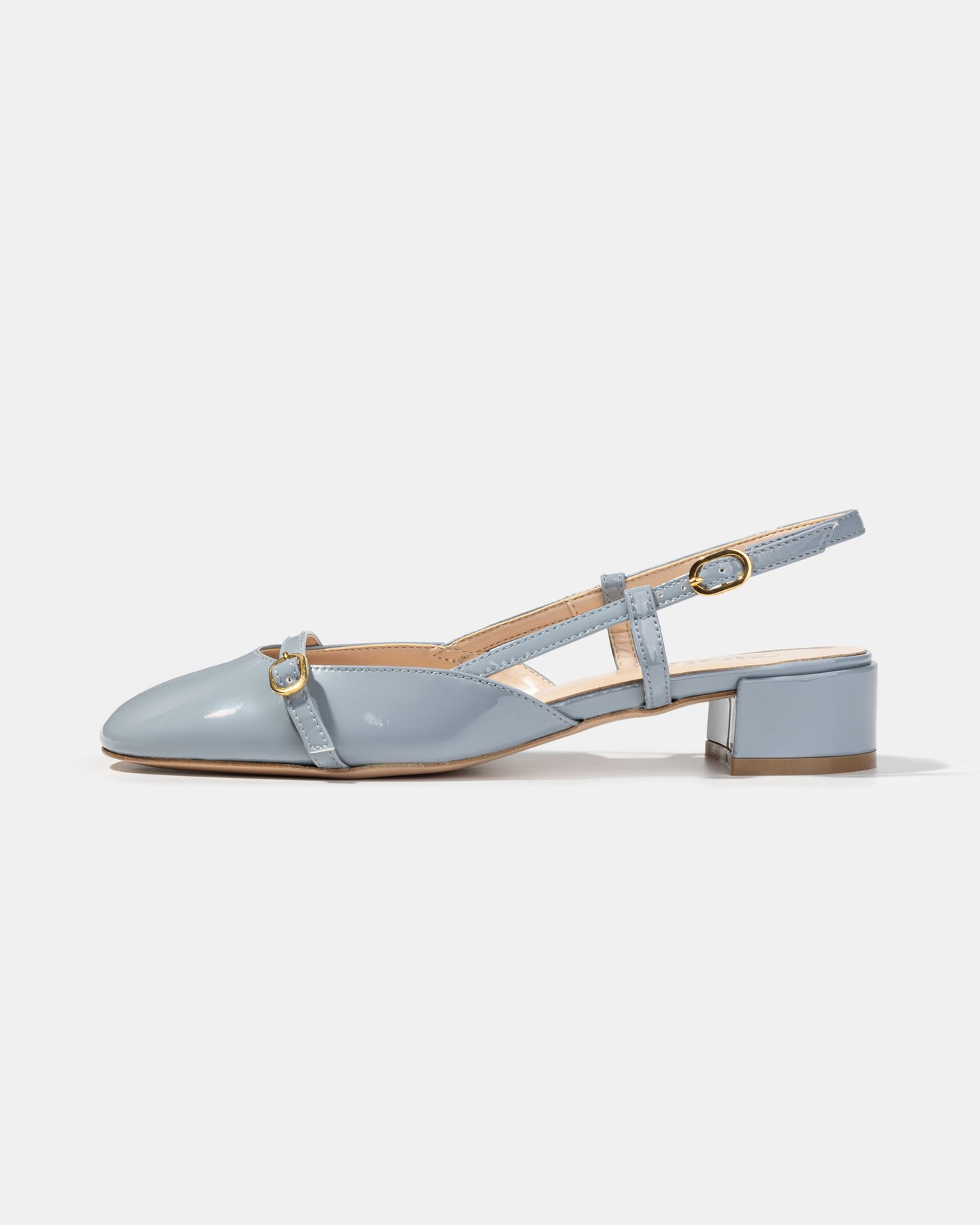 Slingback with block heel